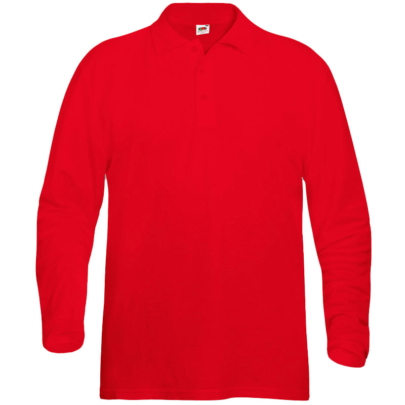 Polo Premium Manga Larga Hombre Frontal